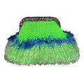 Bright Green & Blue Tuy Clutch