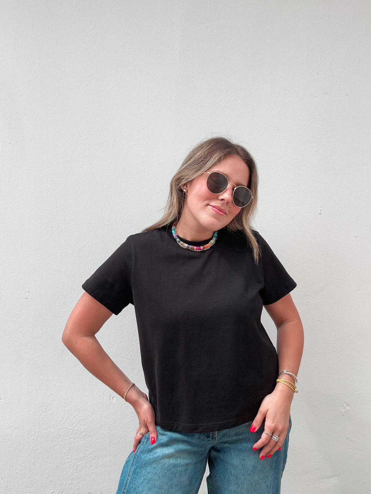 Black Basic Tee