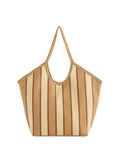 Sand Stripe Beach Tote