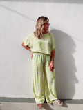 Neon Lime Zebra Set