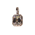 Sparkle Rectangle Gem Charm