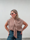 Chocolate Stripe Top