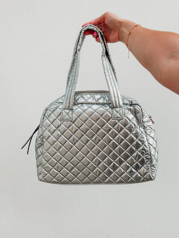 Silver Metallic Bag/Crossbody