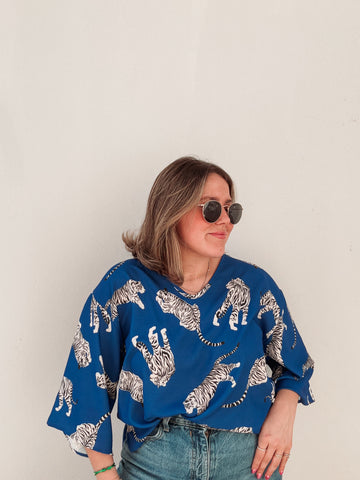 Leopard Royal Printed Blouse