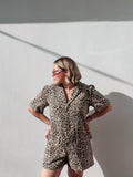Animal Print Romper