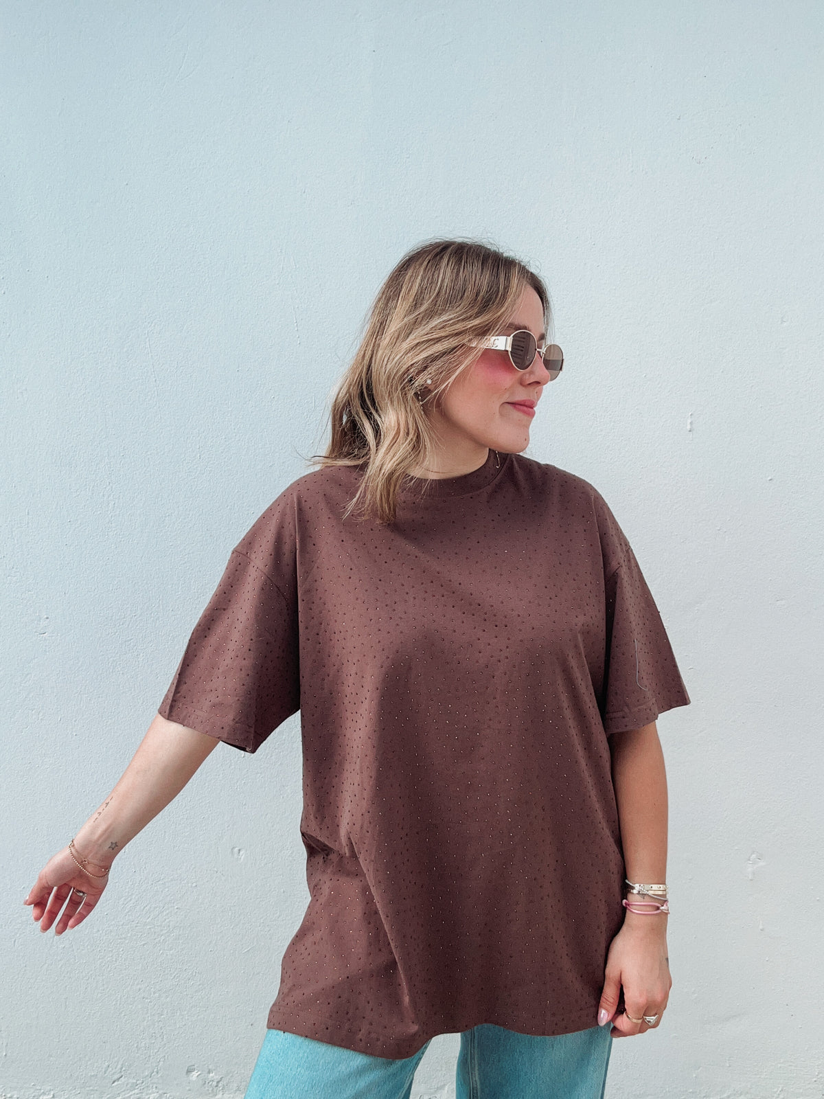 Chocolate Rhinestones Tee