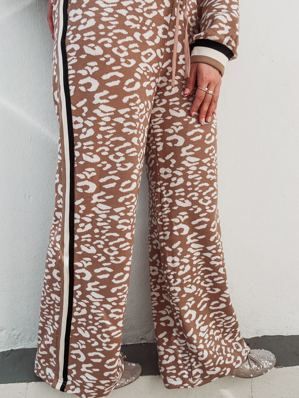 Leopard Sand Stripe Set