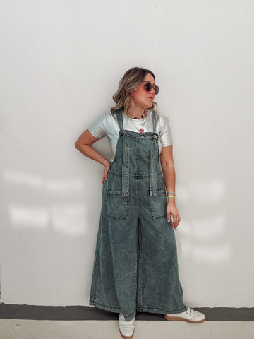 Denim Washed Jumpsuit