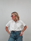 PRE ORDER: White Basic Blouse