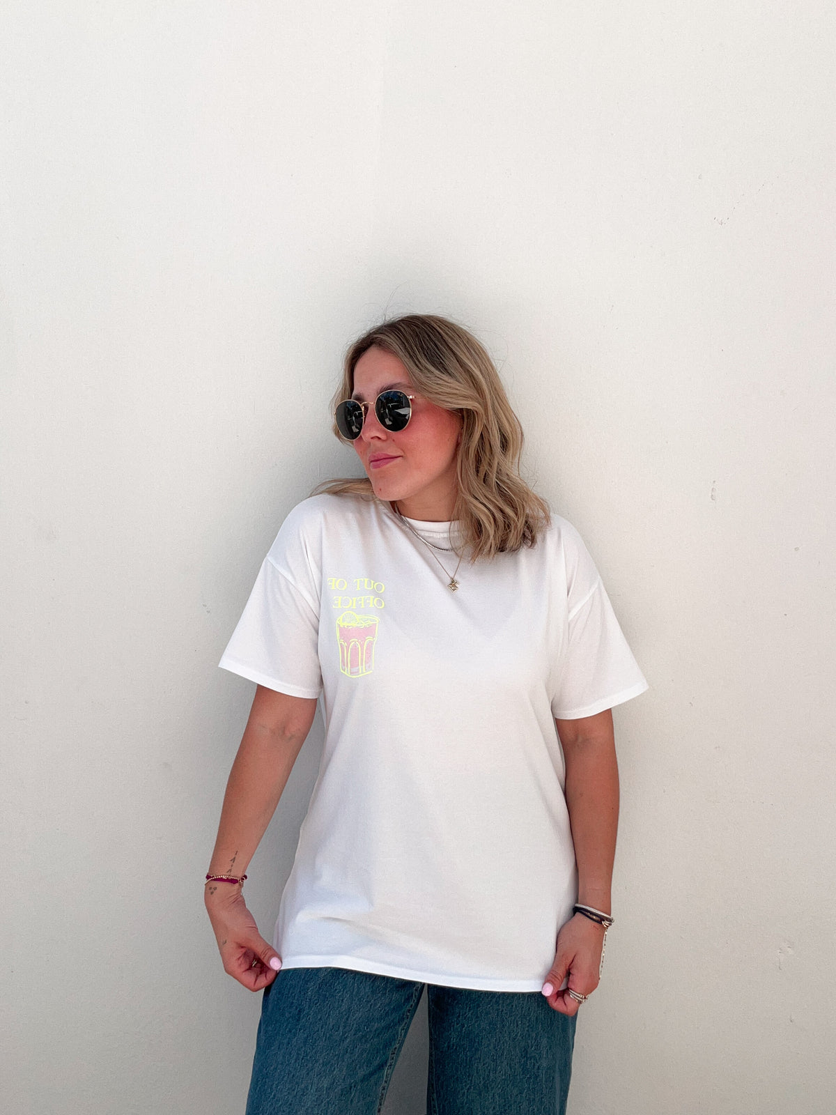 Out of Office White Tee