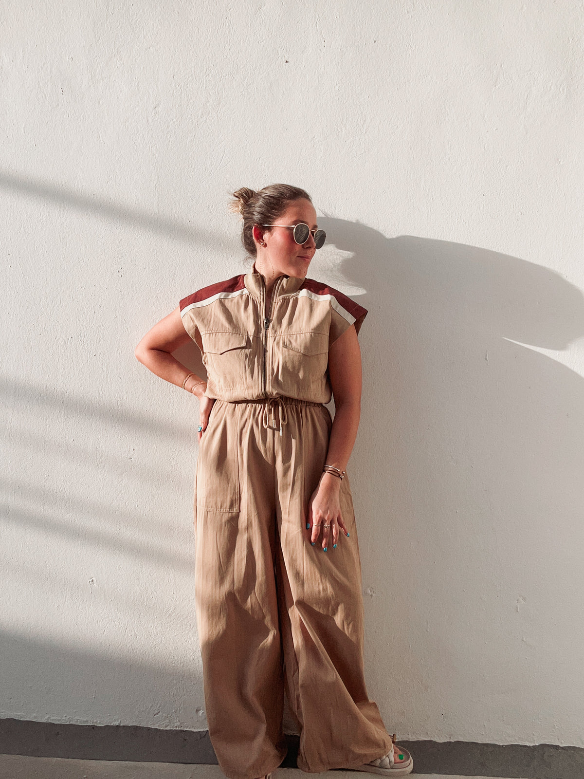 Camel Jumpsuit