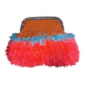 Tangerine Rainbow Tuy Clutch