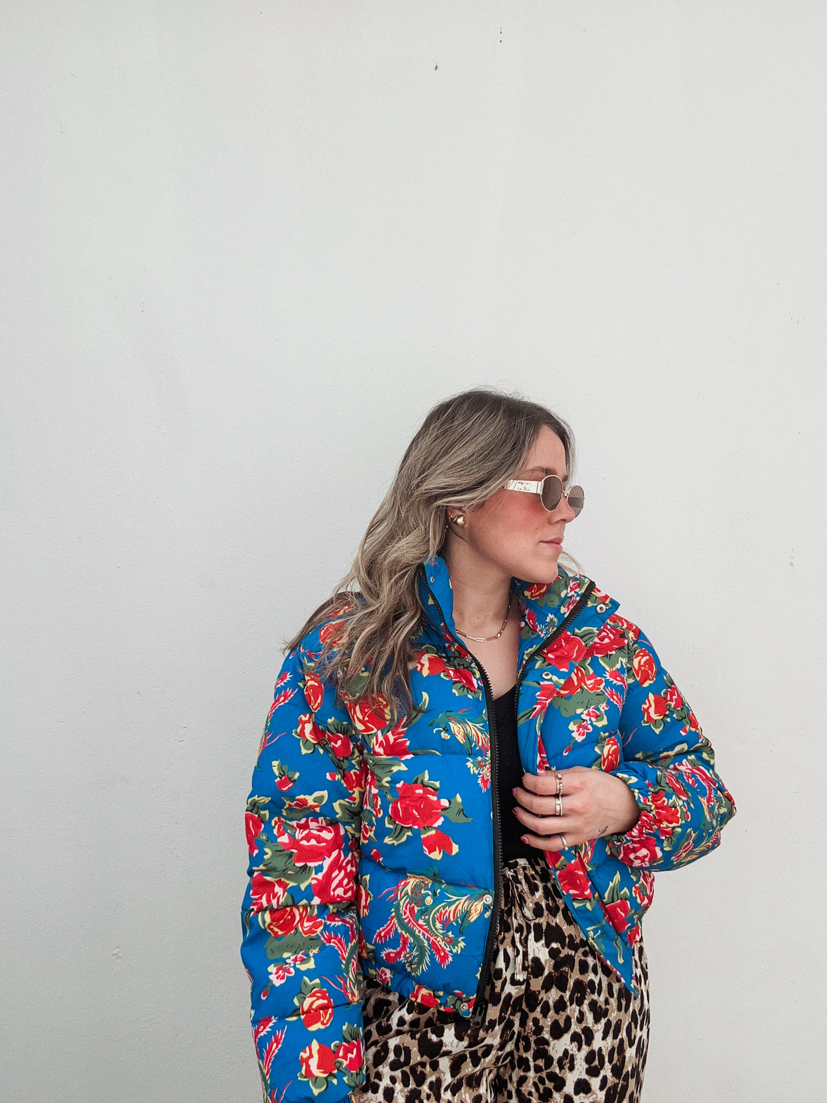 Floral Super Puff Jacket