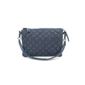 Navy Quilted Crossbody