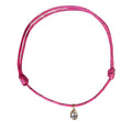 Drop Gem Bubblegum Cord Necklace