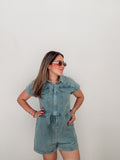 Denim Romper