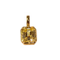 Sparkle Butter Rectangle Gem Charm