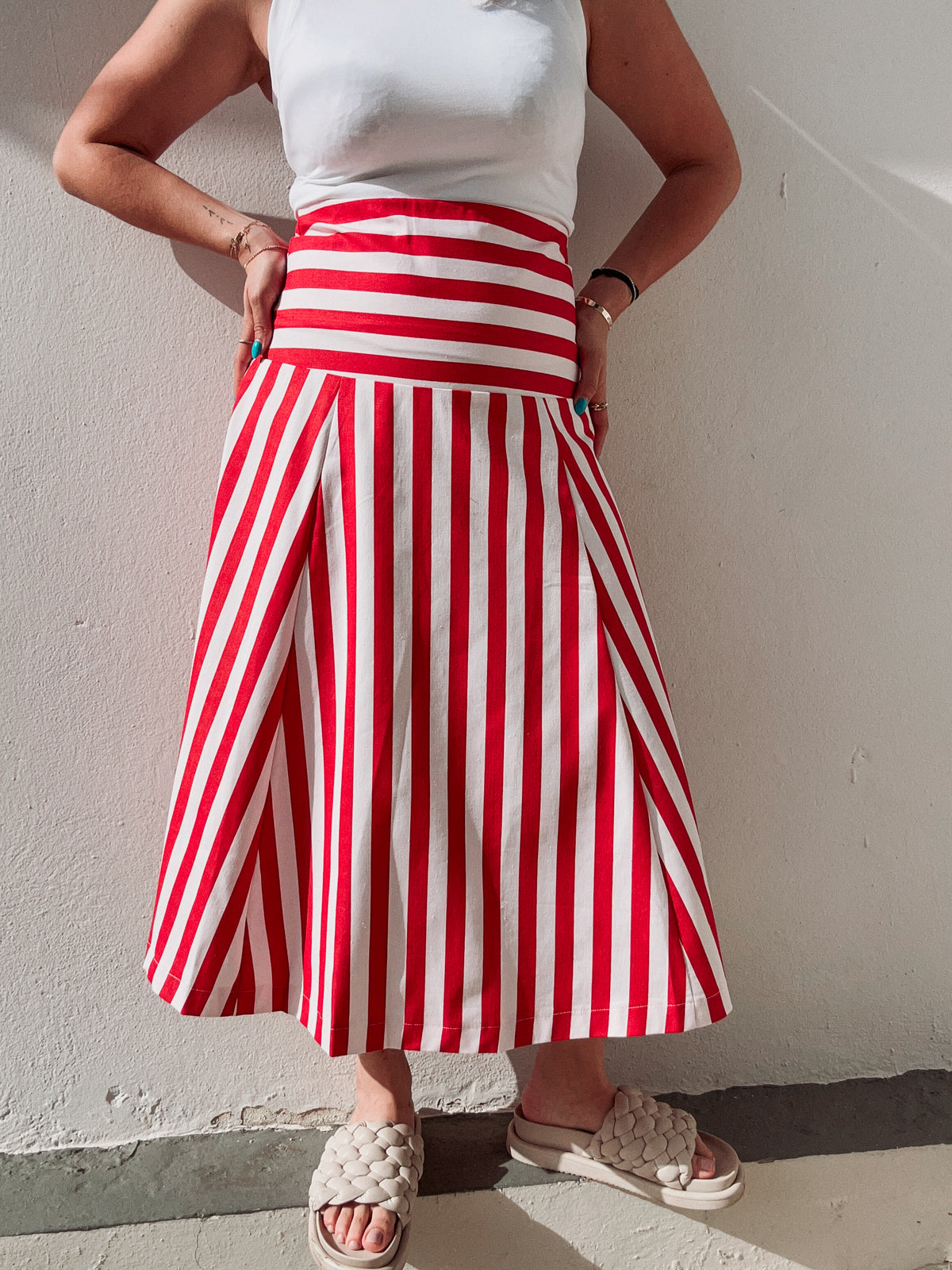 Florencia Red Skirt