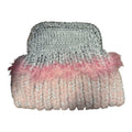 Silver & Ballet Pink Tuy Clutch