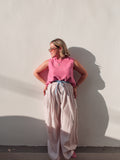 Light Pink, Blue & Yellow Stripe Pants