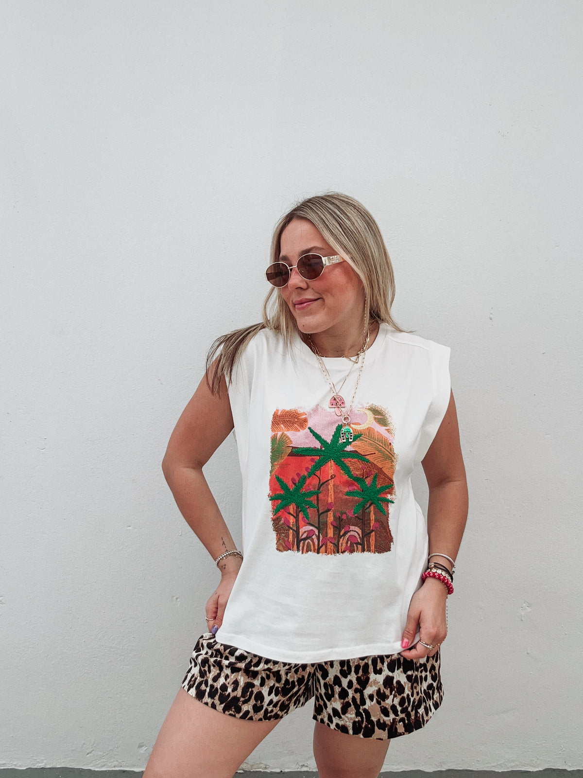 Tropical Palm Tee