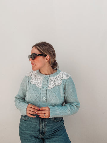 Lacey Blue Cardigan