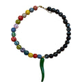 Green Chili Pepper- Rainbow & Black