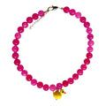 Hot Pink Mahjong Lucky Duck Necklace