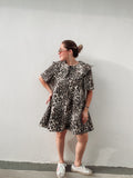 Leopard Collar Dress
