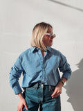 Blue Plaid Button Down