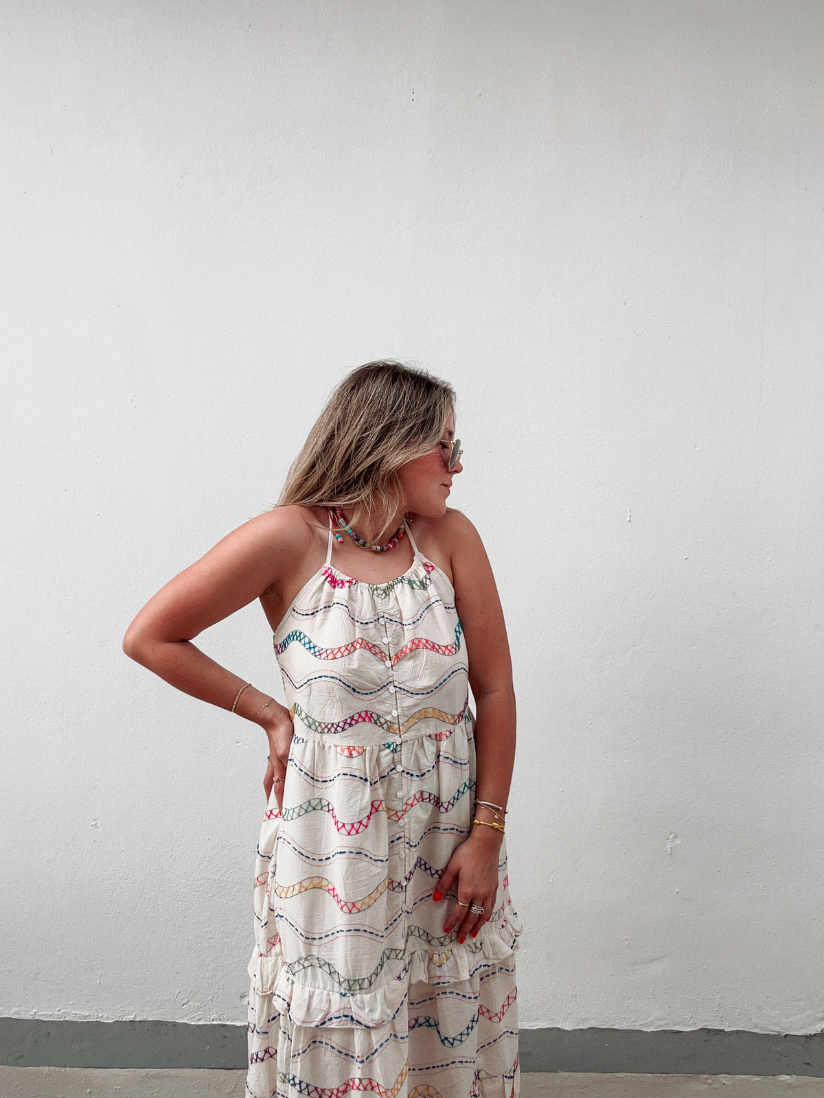 Summer in Tulum Embroirdered Maxi