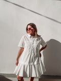 White Easy Breezy Dress