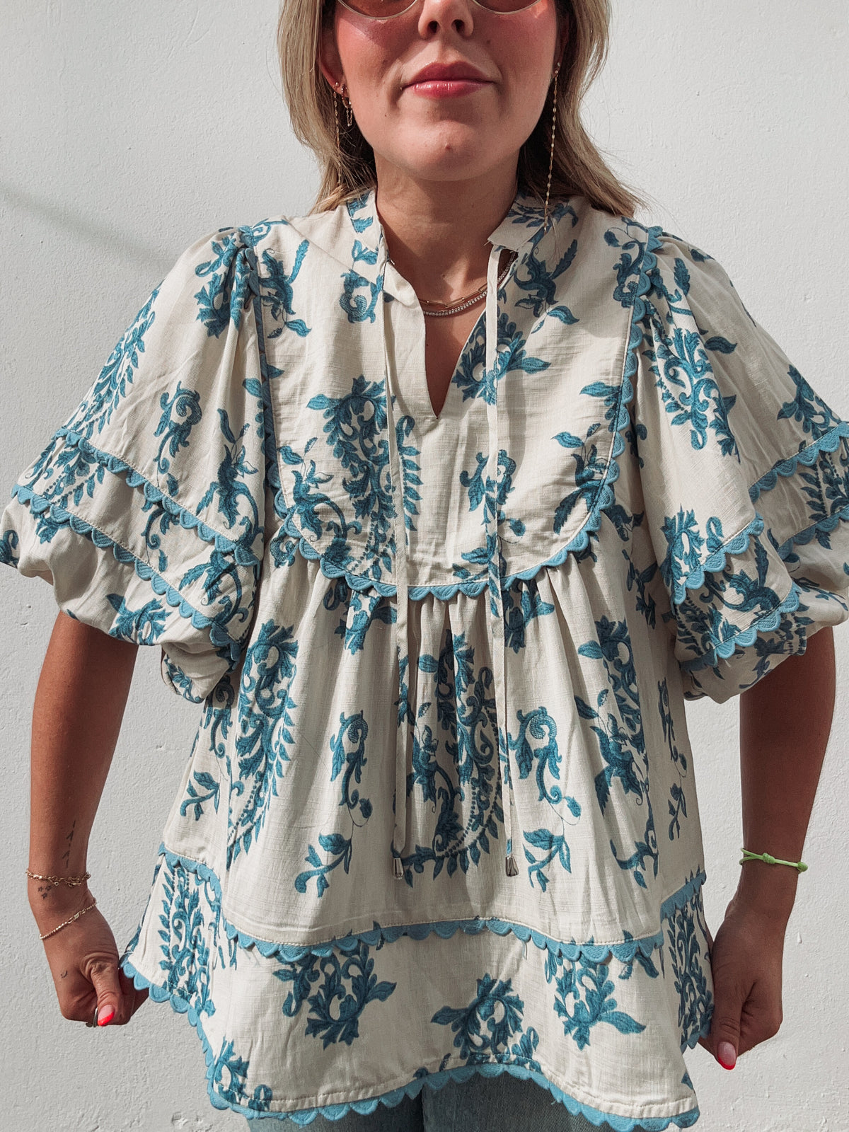Atenas Printed Blouse