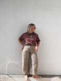 Cheetah Barrel Pant
