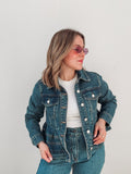 Denim Ruffle Jacket