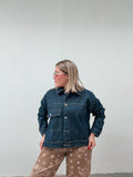 Denim Striped Jacket