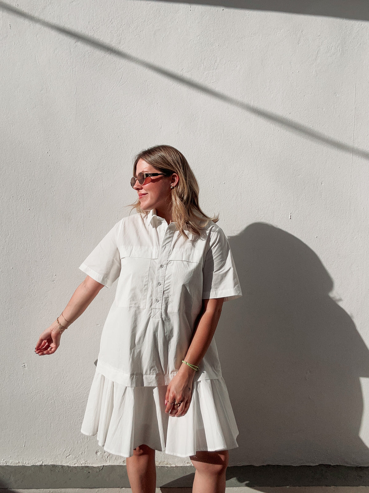 White Easy Breezy Dress