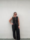 Black Vest Set