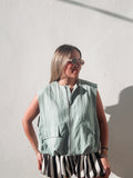 Sage Zipper Vest