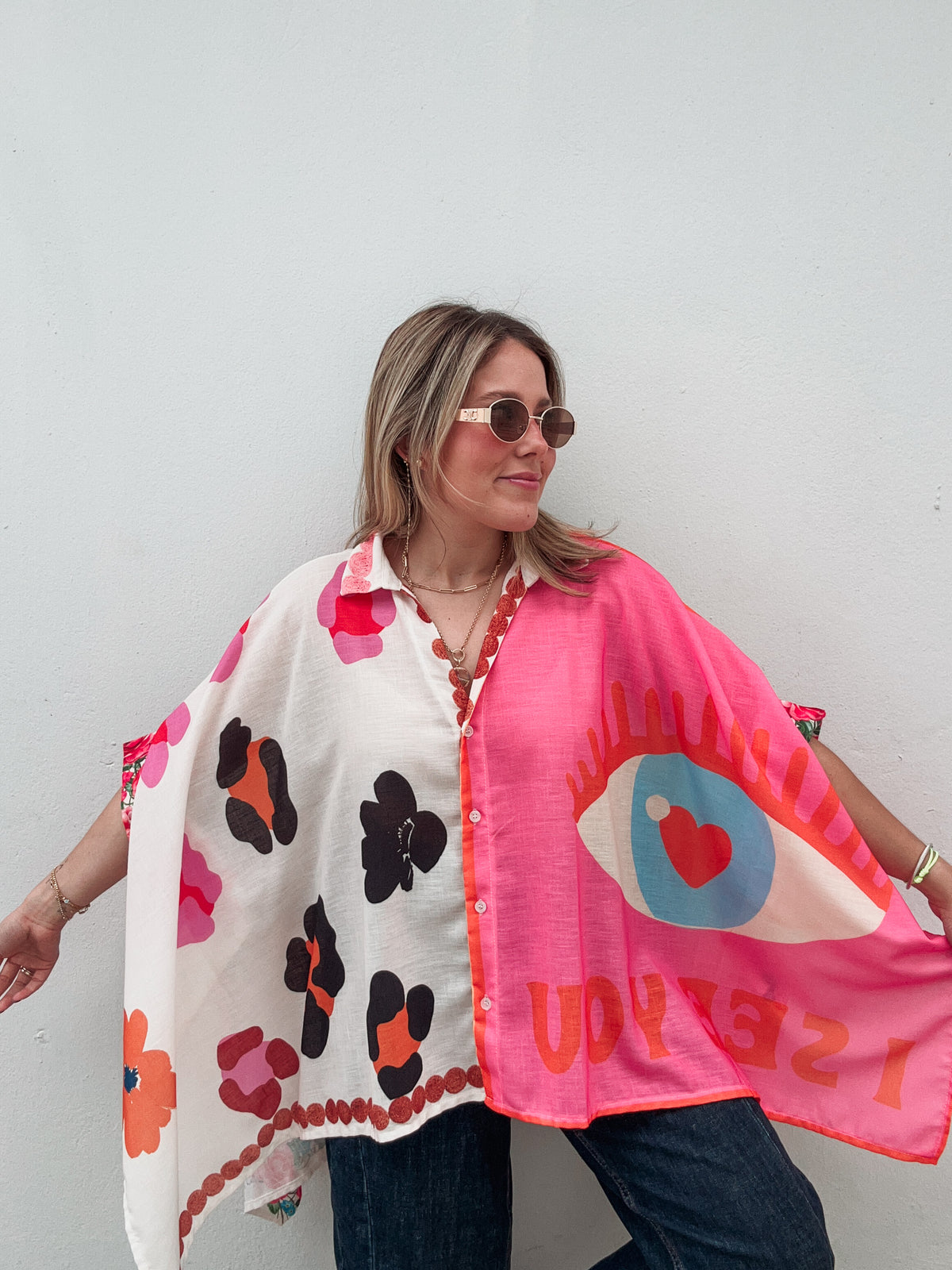 Happy Eye Floral Top