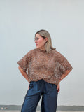 Lentejuelas Mocha Top