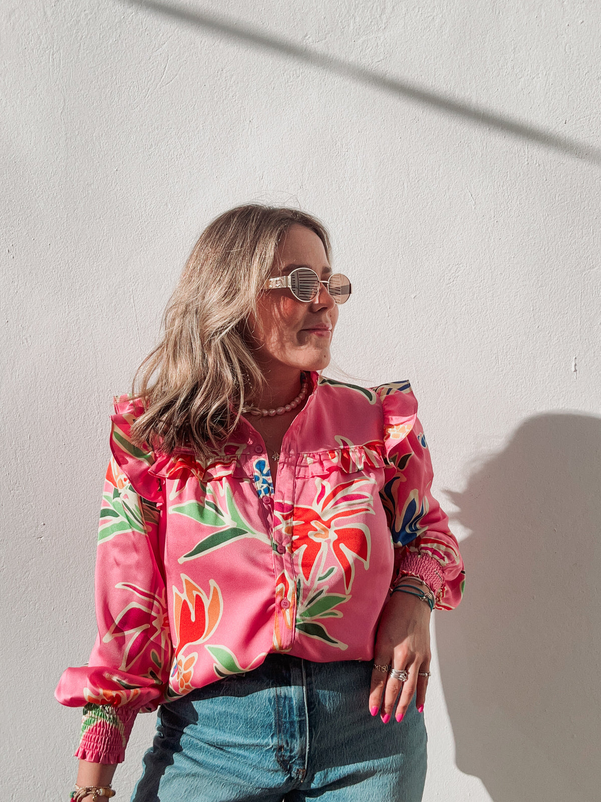 Summer in Malibu Printed Blouse