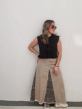 Leopard & Mocha Skirt