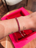 Raspberry Hot PinkTennis Bracelet