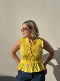 Yellow Tailor Tie Top