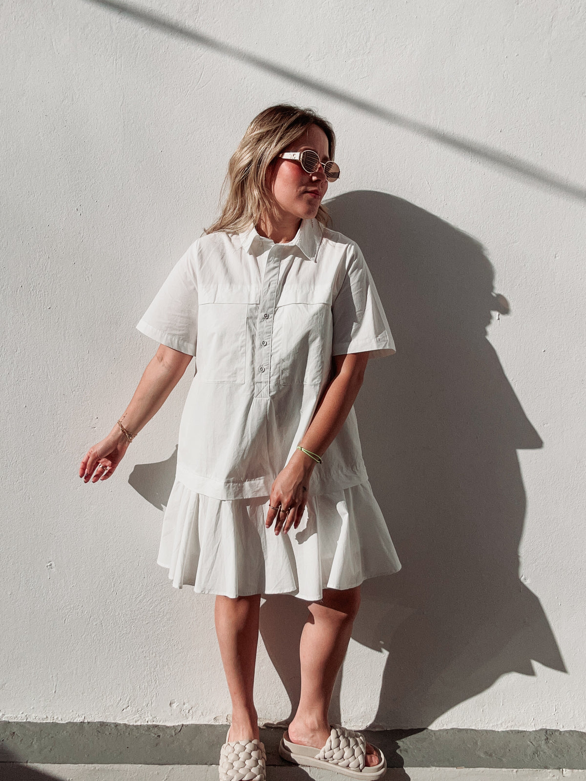 White Easy Breezy Dress