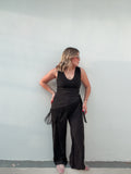 Fringe Black Pant