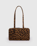 Leopard Nylon Bowler Bag- Small