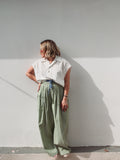 Green & Blue Stripe Pants