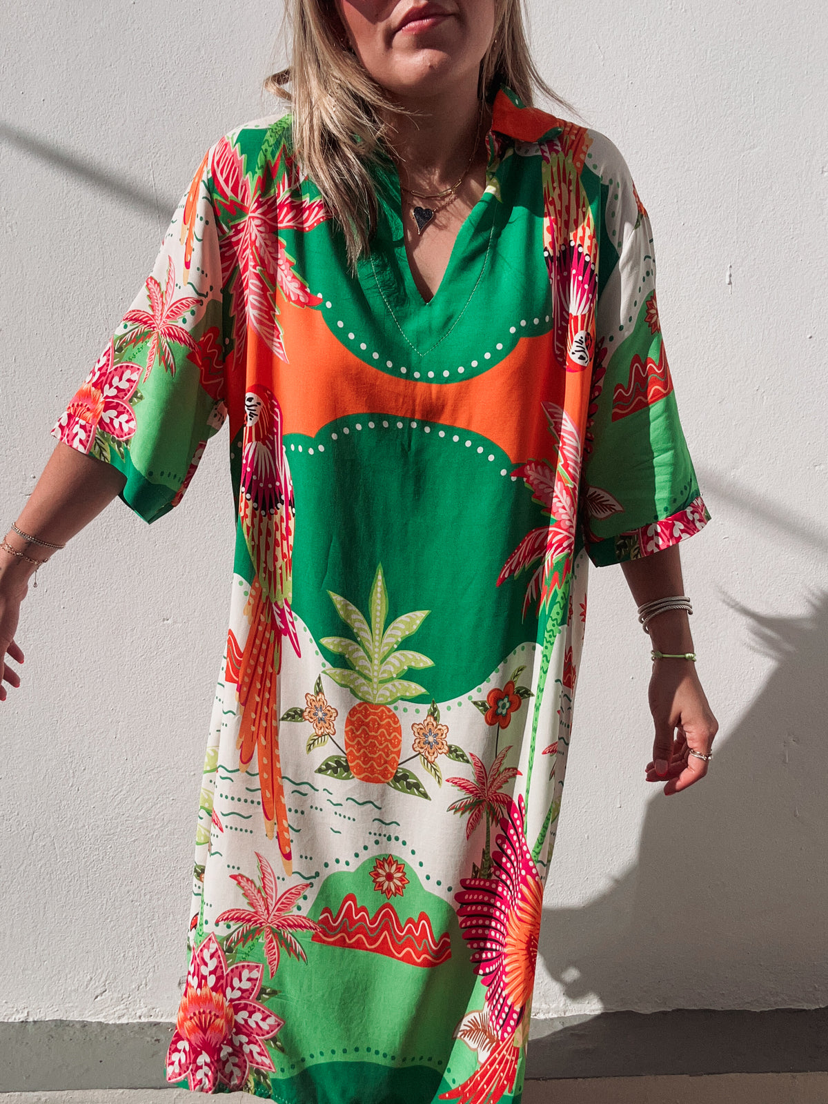 Tropical Jungle Flowy dress